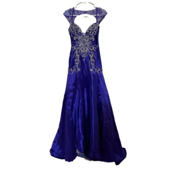 Mac Duggal Dresses & Skirts - **Prom**MAC DUGGAL Beaded Purple Long Mermaid Gown Size 12